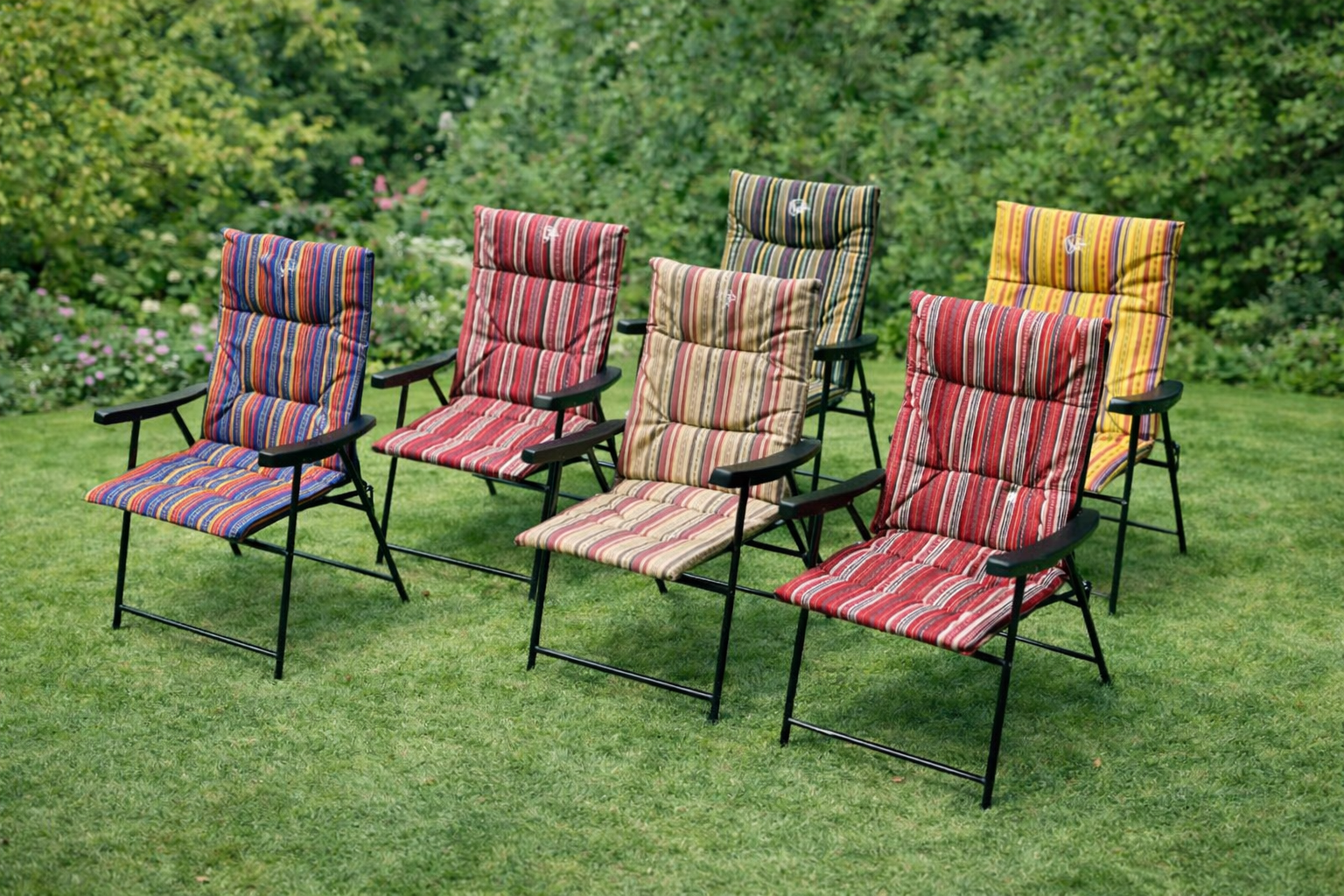 طقم كراسي و طاولة المنيوم شرائح - الصورة 2